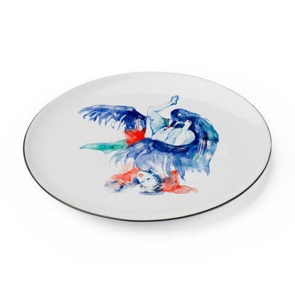 Shunga plate: Crow