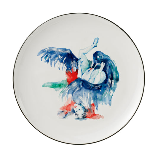 Shunga plate: Crow