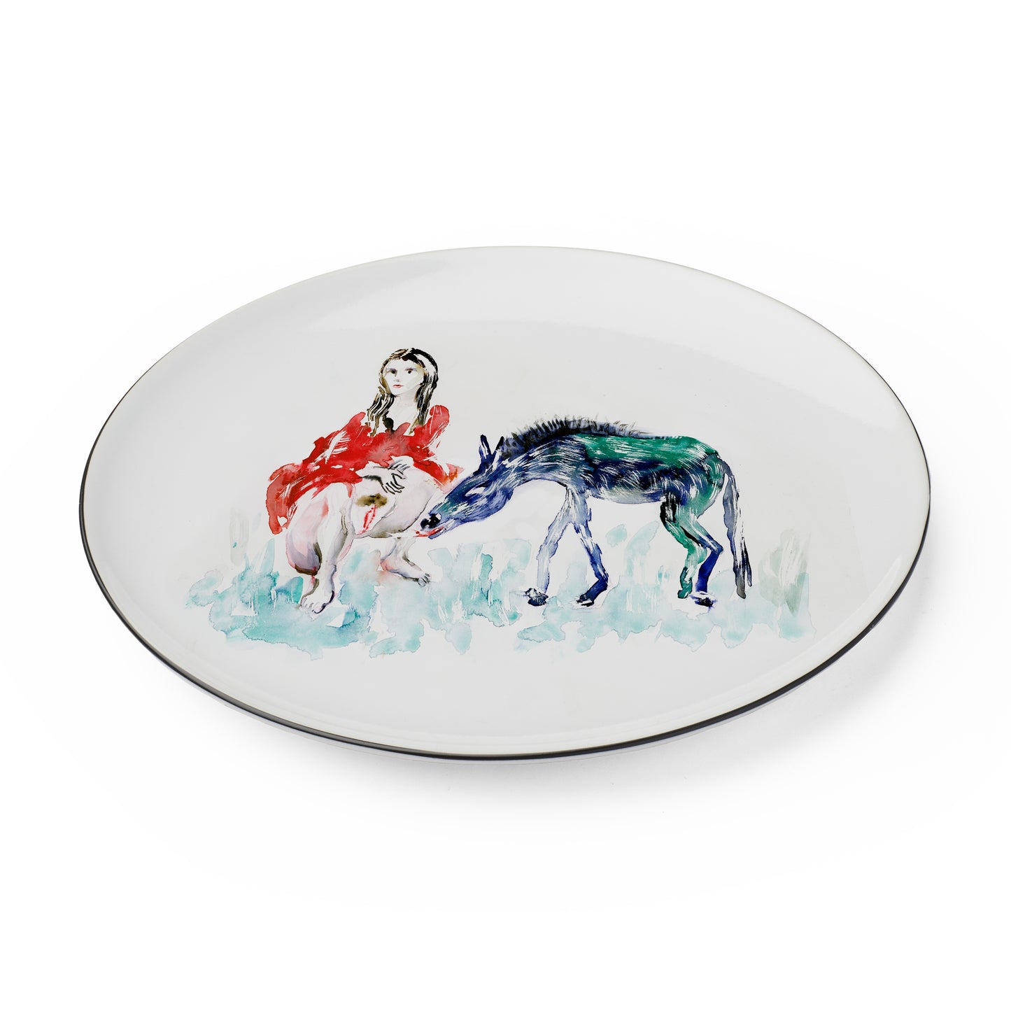 Shunga Plate: Donkey